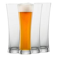 WEIZENBIERGLÄSER Beer Basic transparent 0,5 Liter 4er Set - Transparent, Glas (0.5L) - Schott Zwiesel