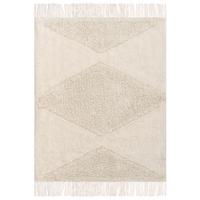 KINDERTEPPICH Hellbeige 140/200 cm Baumwolle Khonoma - Beige, Textil (140/200cm) - Beliani