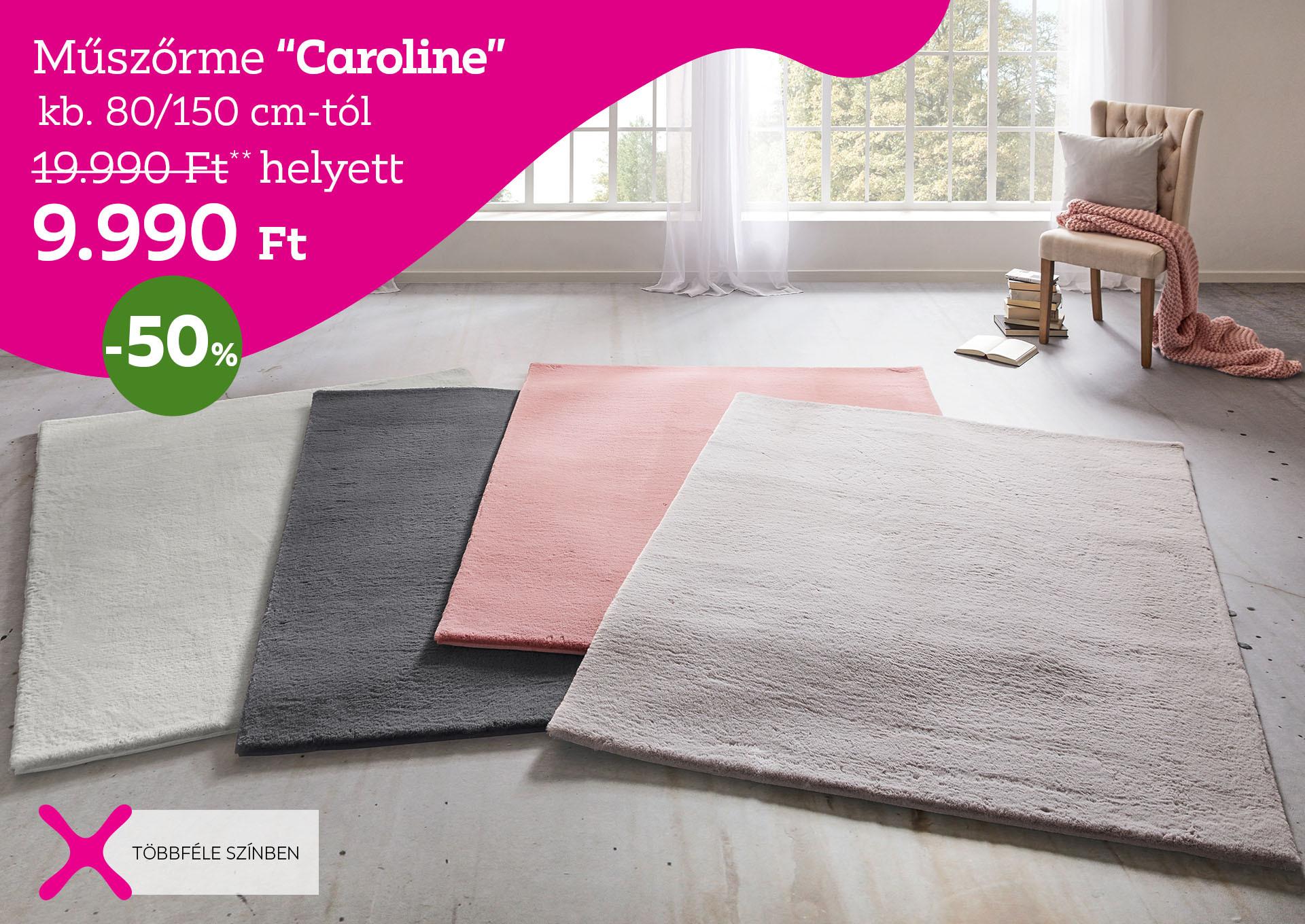 Műszőrme CAROLINE 19990 Forint helyett 9990 Forint, kedvezmény mértéke 50%