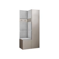 GARDEROBEN-SET Orion XXIV - Kaschmir/Hellgrau, Holzwerkstoff/Kunststoff (82/186/46cm) - MIRJAN24