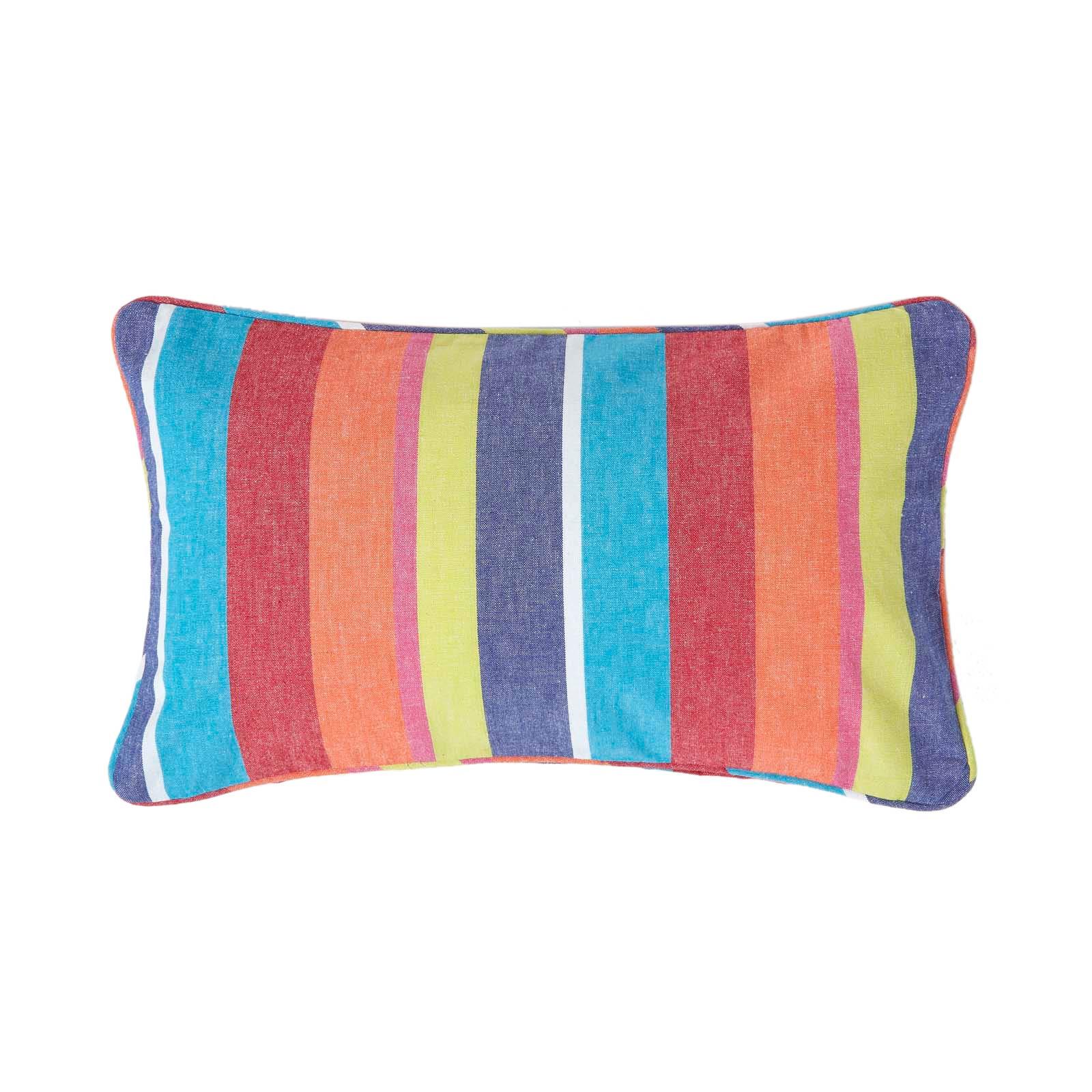 KISSENHÜLLE bunt gestreift 30/50 cm - Multicolor, Textil (30/50cm) - Homescapes