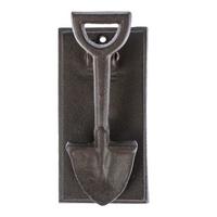 TÜRKLOPFER Gusseisen Spaten - Braun, Metall (9/17/6cm) - Homescapes