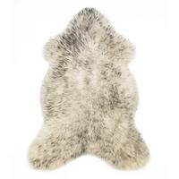SCHAFFELL Geflammt Natur mit kleinen Mängeln ca. 110 cm - Schwarz, Fell (60/110cm) - Provellus