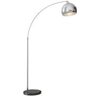 STEHLAMPE höhenverstellbar, schwenkbar Stehleuchte exkl. Leuchtmittel - Silberfarben, Metall (115/30/180cm) - HOMCOM