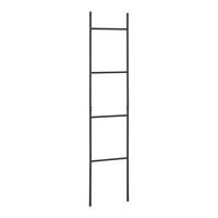 HANDTUCHLEITER Bodø - Schwarz, Metall (38/176/2cm) - [en.casa]