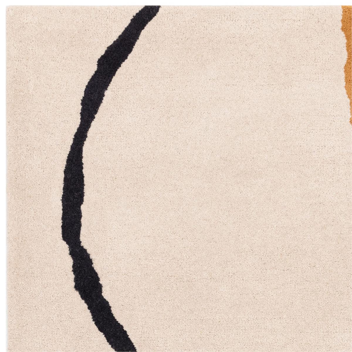 WOLLTEPPICH ELAN-Omont, geometrisch-abstrakt, Beige, 200 x 290 cm - Beige, Textil (200/290cm) - KADIMA DESIGN
