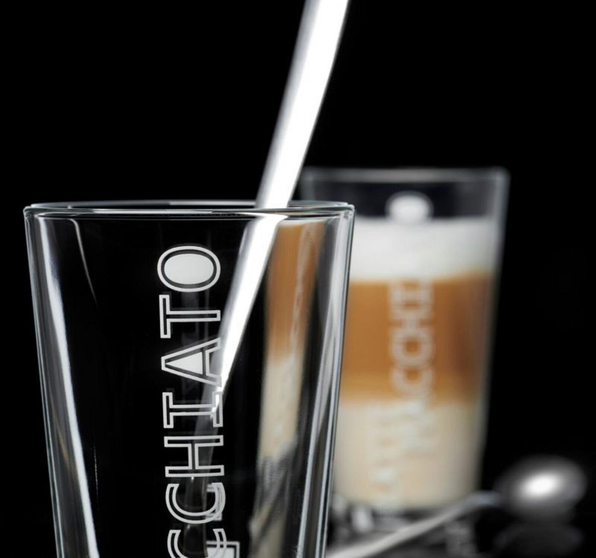 LATTE MACCHIATO GLÄSER + LÖFFEL Lena transparent 350 ml 12er Set - Transparent, Glas (0.35L) - Ritzenhoff Breker