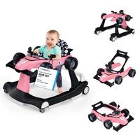 LAUFLERNWAGEN Pink - Pink, Kunststoff (73/56/64cm) - COSTWAY