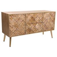 SIDEBOARD aus Holz, Braun 118x41x65 - Braun, Holz (118/65/41cm) - Wanderlust