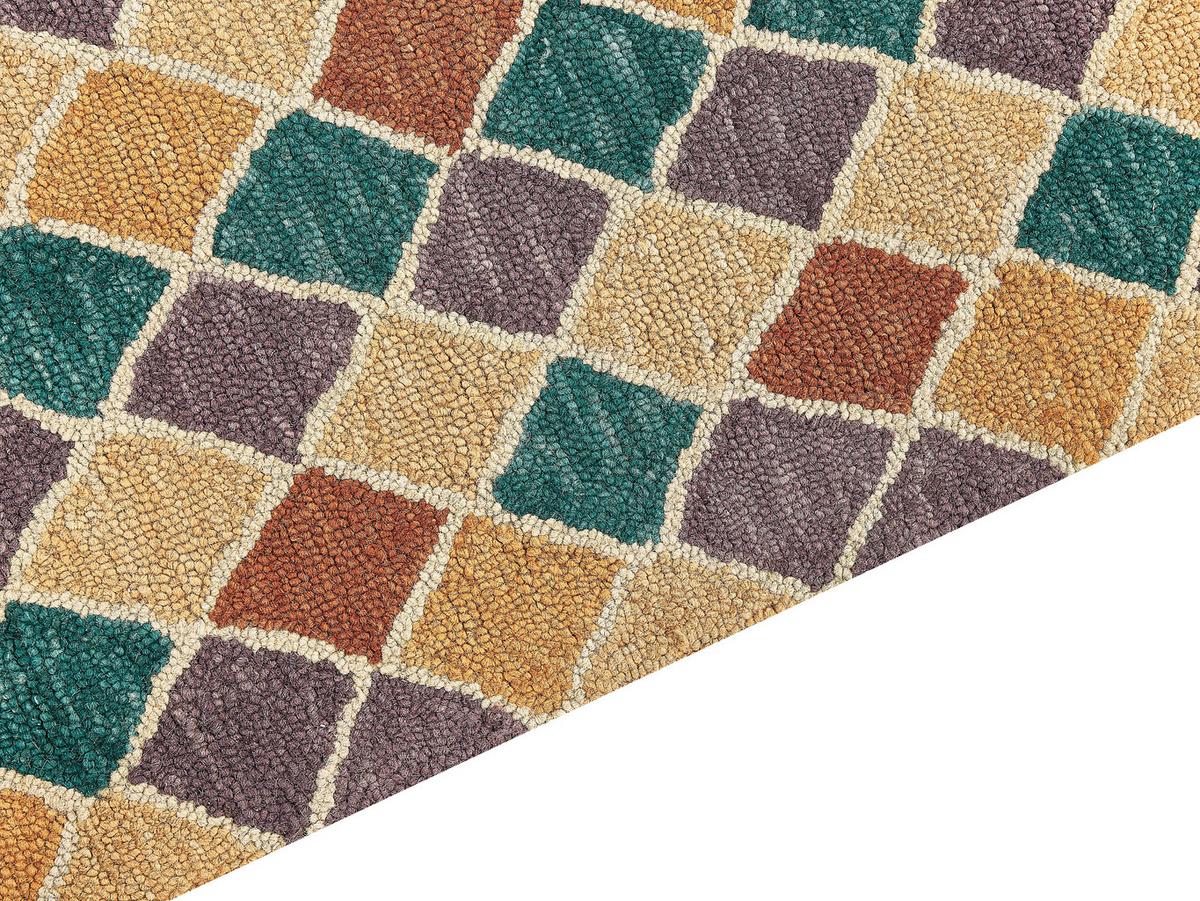 KURZFLOR-TEPPICH Keskin 230/160 cm - Multicolor, Textil (160/230cm) - Beliani