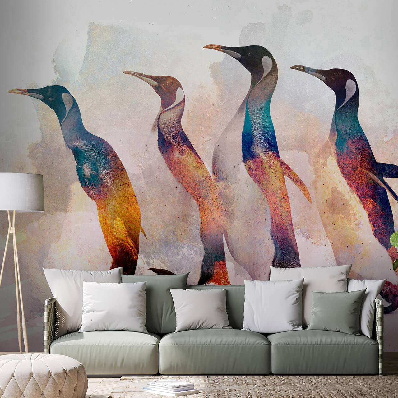 SELBSTKLEBENDE FOTOTAPETE 392/280 cm - Multicolor, Kunststoff/Textil (392/1cm) - KUNSTLOFT