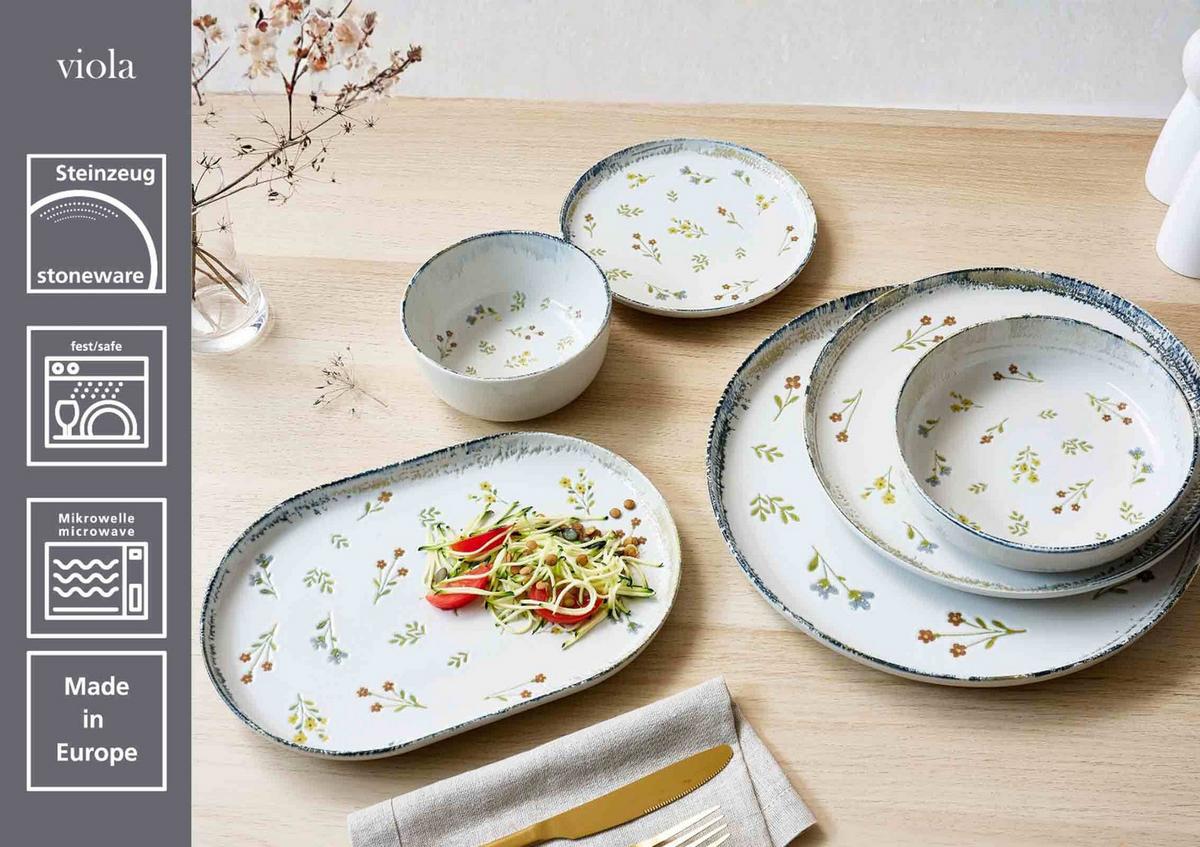 DESSERTTELLER Viola bunt ø 19,5 cm 6er Set - Multicolor, Keramik (19.5cm) - Ritzenhoff Breker