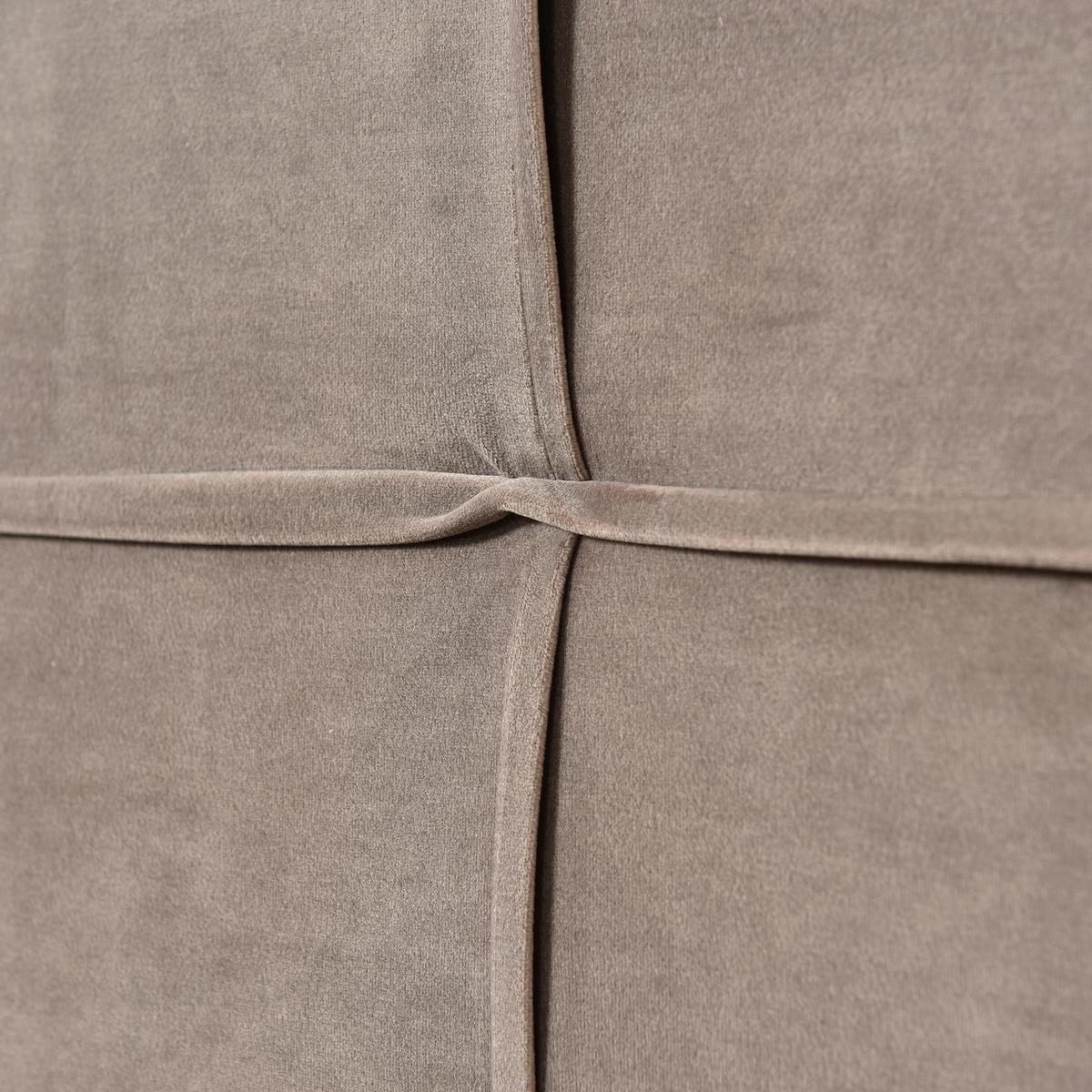 DOPPELBETT Hellgrau 203/96/97,5–117,5 cm - Grau, Holz/Textil - Urban Meuble