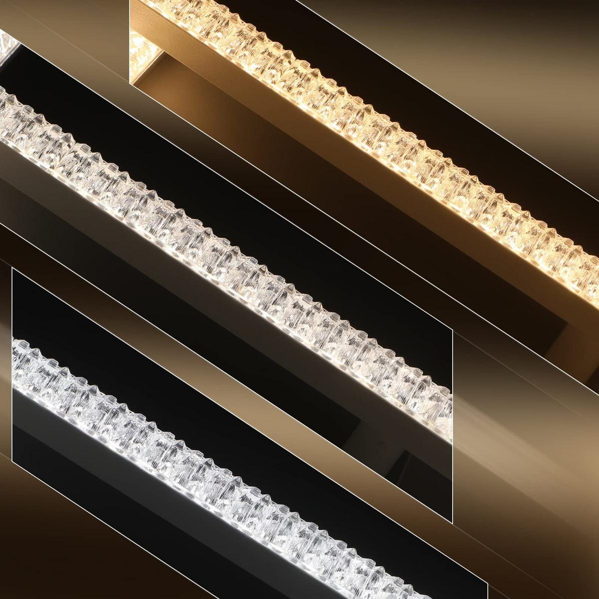 LED-DECKENLEUCHTE Lohnzahn 60.0/8.0/60 cm - Schwarz, Metall (60/60/8cm) - ZMH