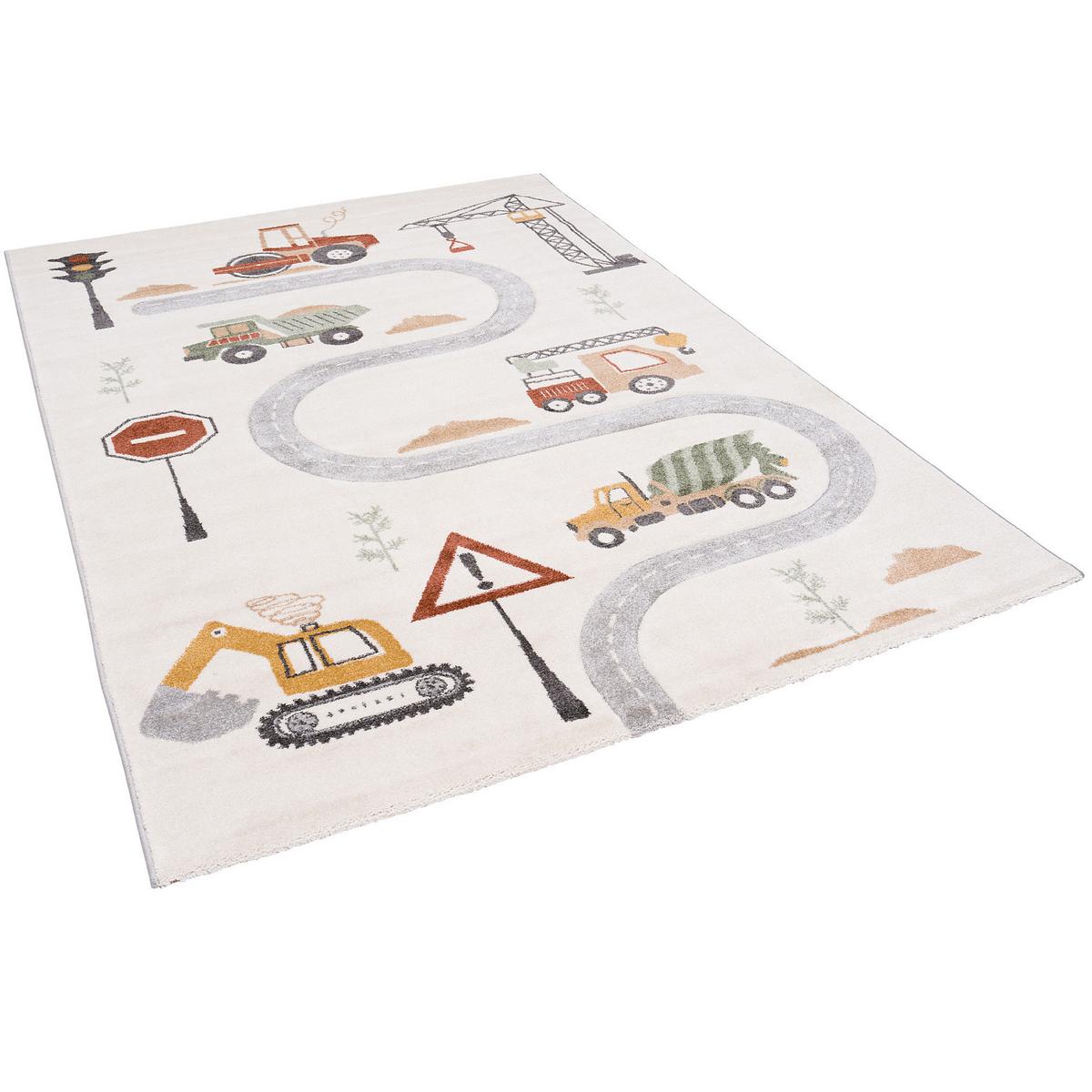 KINDER TEPPICH MAUI KIDS BAUSTELLE - Multicolor, Textil (120/170cm) - Pergamon