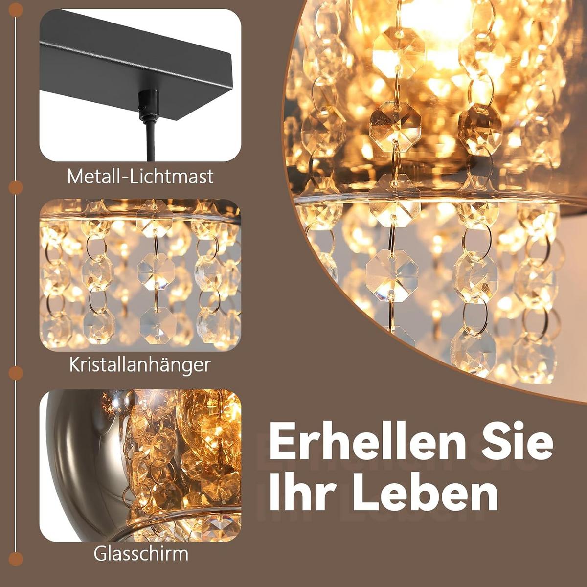 HÄNGELEUCHTE Vexf 86/15/175 cm - Schwarz, Metall (175/86/15cm) - ZMH