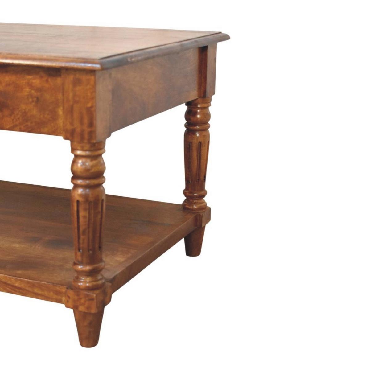 COUCHTISCH, 2 Schubladen, braun - Braun, Holz (85/55/45cm) - Artisan Furniture