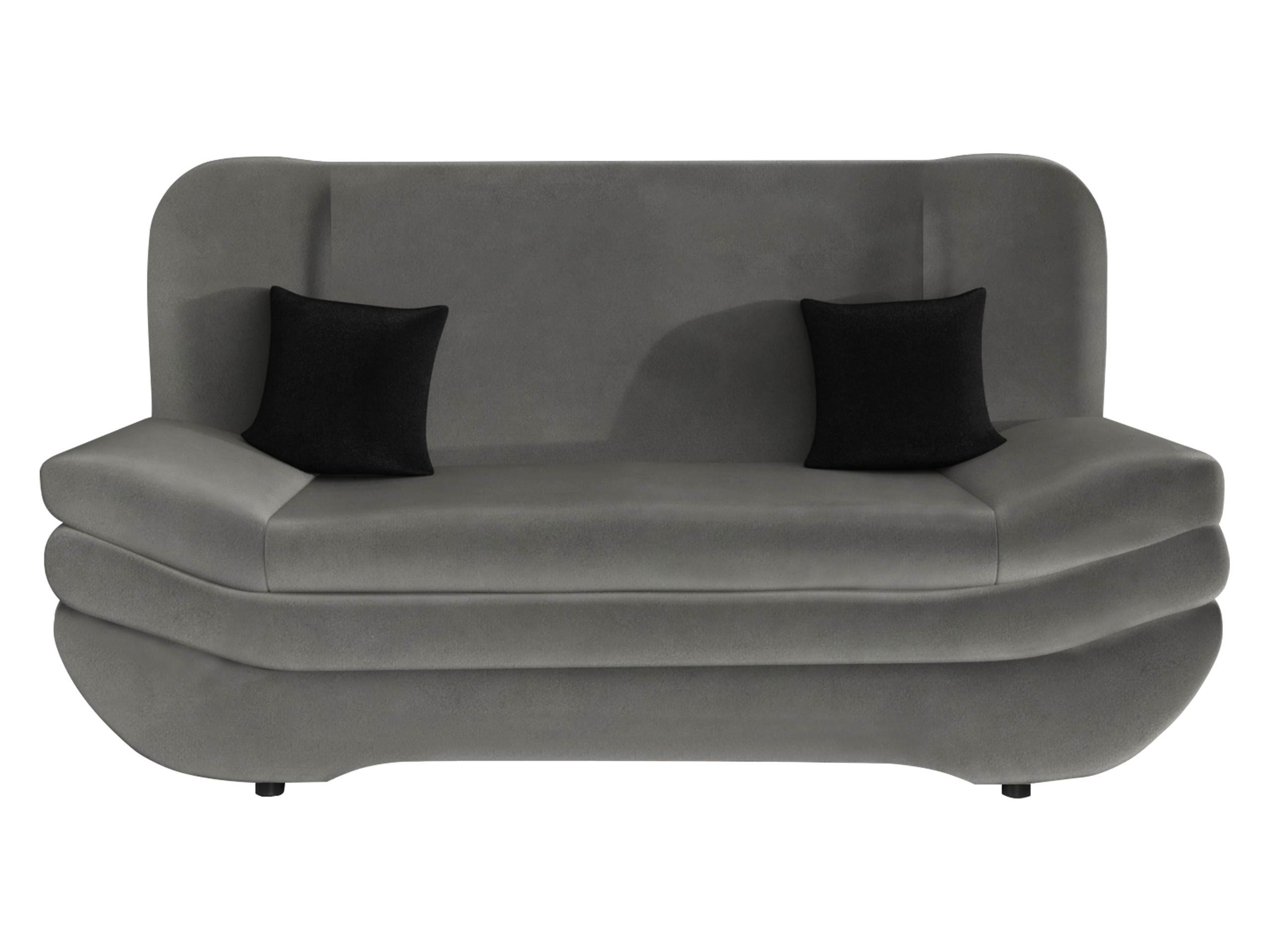 SCHLAFSOFA Weronika - Graphitfarben/Schwarz, Holz/Kunststoff (200/95/90cm) - MIRJAN24
