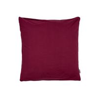 KISSENHÜLLE BasicSoft rhododendron-rot 100% Baumwoll-Jersey 40/40 cm - Weinrot, Textil (40/40cm) - beties Heimtextil