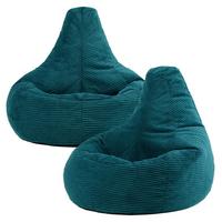 SITZSACK Sessel aus Cord 2-tlg. - Grün, Textil (82/76/82cm) - icon