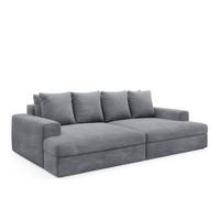 SOFA Paola 3 Sitzplätze Hellgrau - Hellgrau, Holz (272/86/167cm) - Petits-meubles
