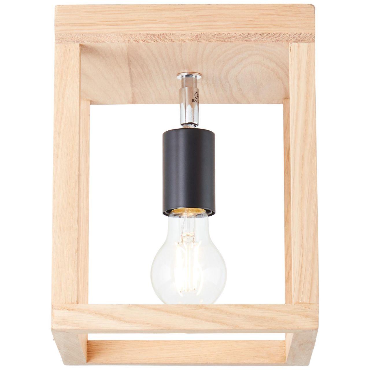 DECKENLEUCHTE Nerea 99436/35 - Naturfarben, Holz (20/20/25cm) - Brilliant
