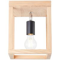 DECKENLEUCHTE Nerea 99436/35 - Naturfarben, Holz (20/20/25cm) - Brilliant