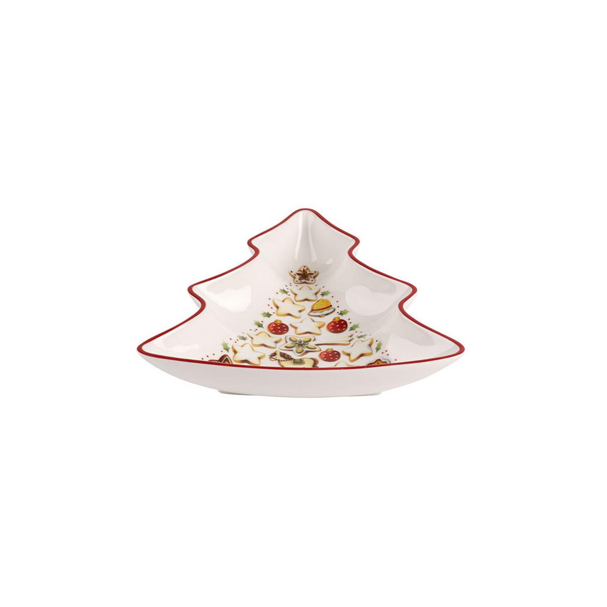 BAUMSCHALE Winter Bakery Delight bunt 17 x 16 cm - Multicolor, Keramik (1cm) - Villeroy & Boch