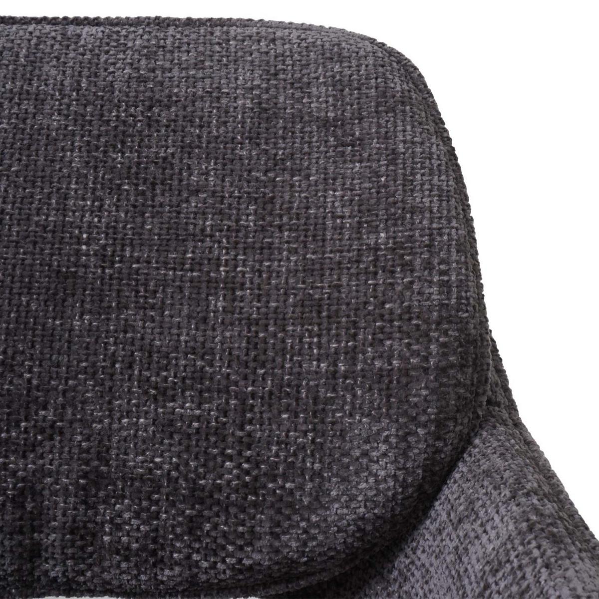 ESSZIMMERSTUHL Grau 6er-Set - Dunkelgrau/Grau, Textil (57/86/61cm) - MCW