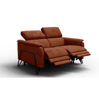 RELAXSOFA RODEN 2-Sitzer, rostrot - Orange, Holz/Textil (152/82/103cm) - Wozimo