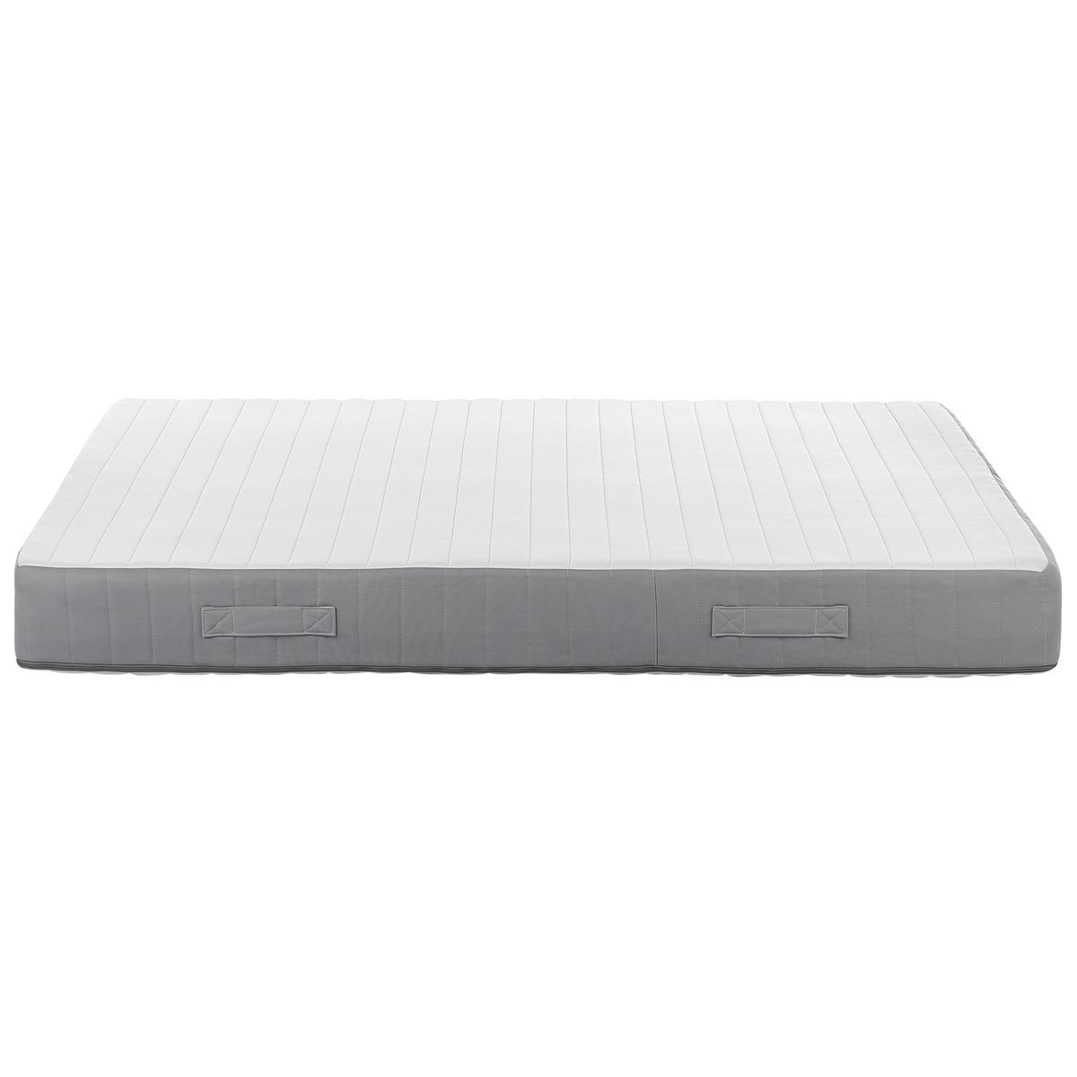 MEMORYSCHAUM-TASCHENFEDERKERNMATRATZE H2/3 Mittel 160/200 cm Breez - Weiß, Textil (160/200cm) - Beliani