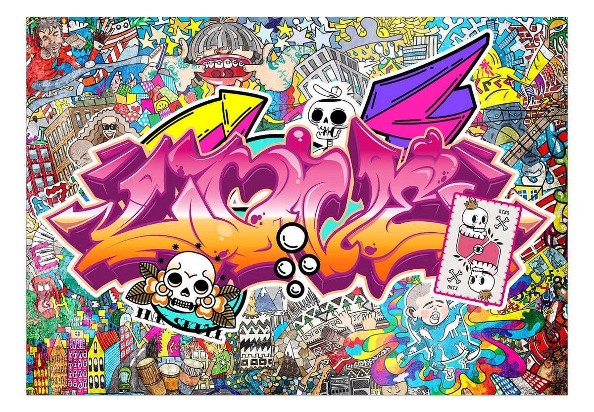 SELBSTKLEBENDE FOTOTAPETE 147/105 cm - Multicolor, Textil (147/1cm) - KUNSTLOFT