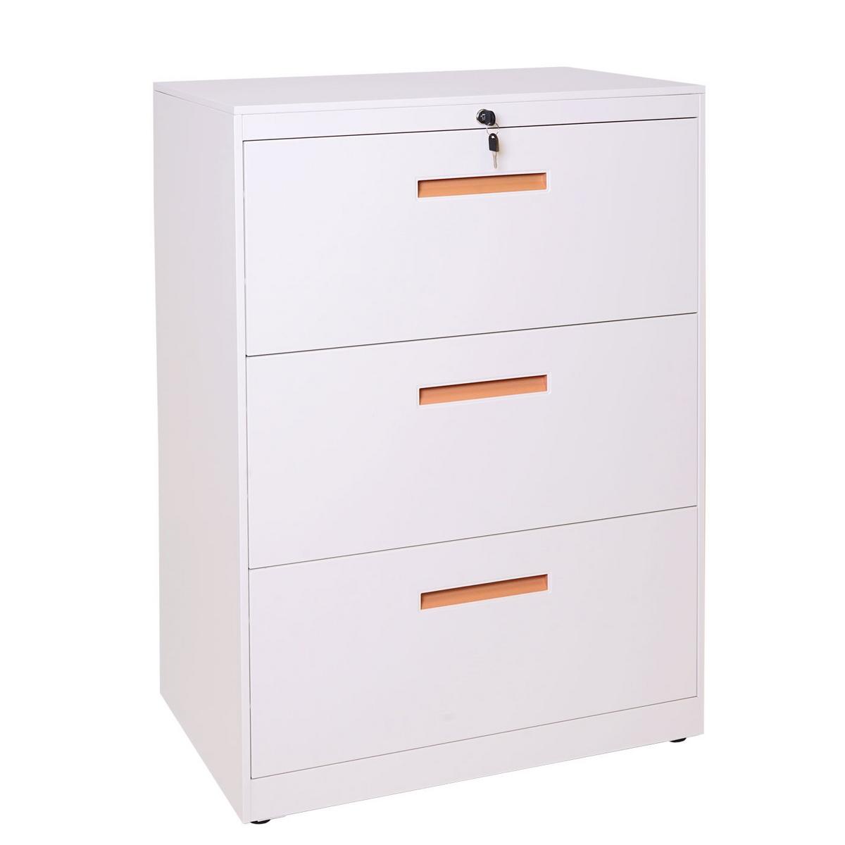 HÄNGEREGISTERSCHRANK White - Weiß, Metall (76/103/46cm) - MCW