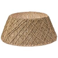 WEIHNACHTSBAUMKRAGEN 28 cm Naturfarben Bougie - Naturfarben, Naturmaterialien (28cm) - Beliani