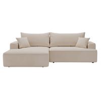 ECKSOFA California Beige Links - Beige, Holz/Textil (165/270cm) - Graingold