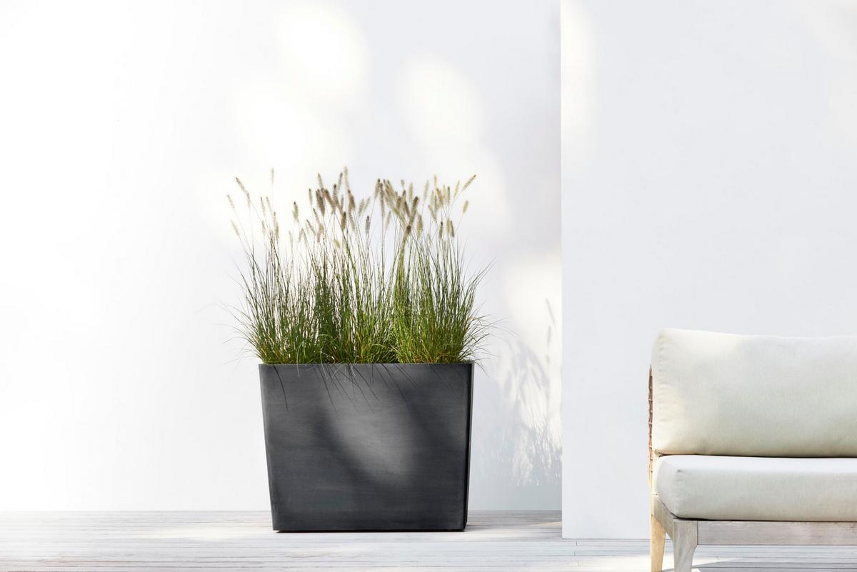 BLUMENTOPF Paris Wheels 85,2/39,5/65,8 cm Dunkelgrau - Dunkelgrau, Kunststoff (85.2/65.8cm) - Ecopots