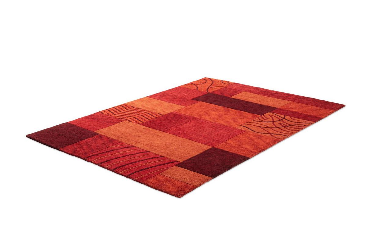HANDTUFTTEPPICH Royal Domas 170x240 cm - Rot, Textil (170/240cm) - THEKO