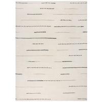 WOLLTEPPICH handgewebt THORN, gestreift, Beige-Schwarz, 120 x 170 cm - Beige, Textil (170/120cm) - KADIMA DESIGN