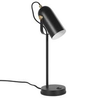 SCHREIBTISCHLAMPE Tyria 8/8/48 cm - Schwarz, Metall (8/8/48cm) - Beliani
