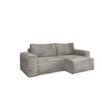 ECKSOFA Schlafsofa Madlen - Grau, Holzwerkstoff/Textil (248/140cm) - Fun Möbel