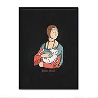 POSTER Katzen A4 Rahmenlos - Klar, Papier (29.7/5/21cm) - Nacnic