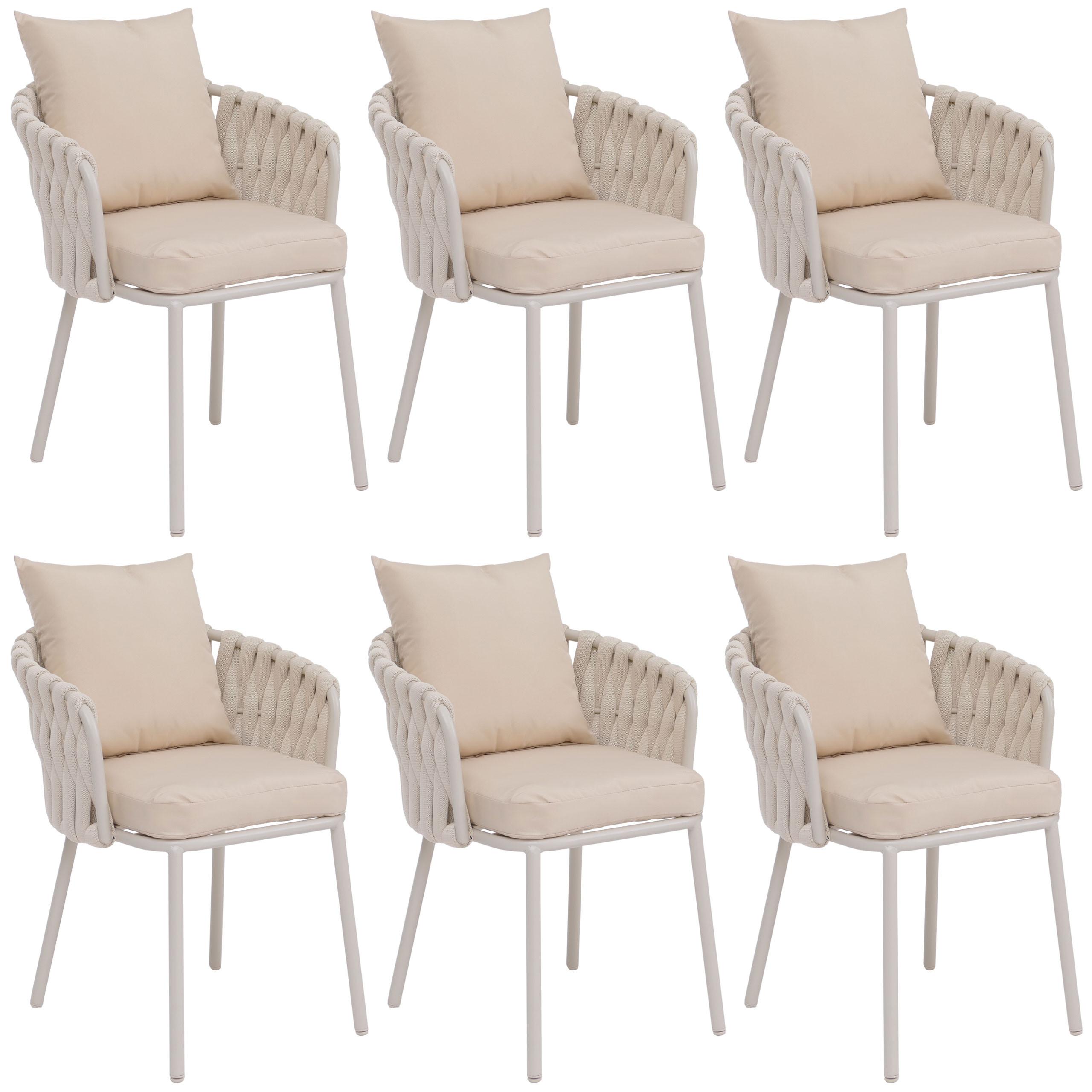 ESSZIMMERSTUHL Cremeweiß - Creme, Textil (56/71/57cm) - MCW