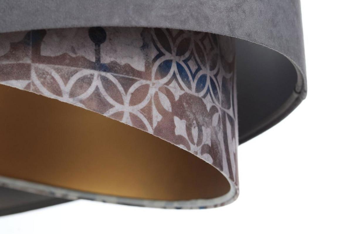 HÄNGELEUCHTE Grau 50/23 cm - Beige, Kunststoff (50/1/23cm) - ONZENO