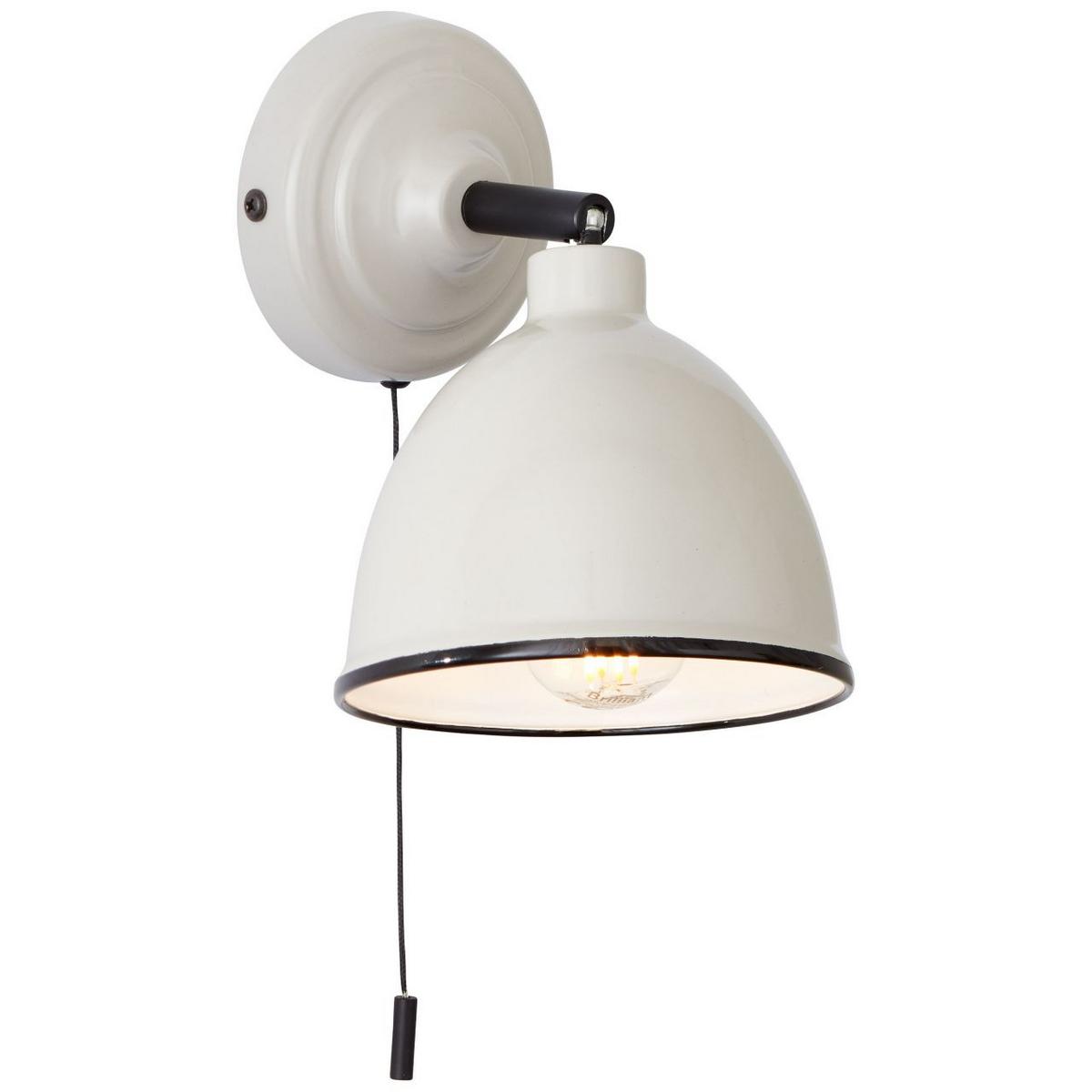 WANDLEUCHTE Telio 97002/22 - Grau, Metall (12.5/12.5/19.5cm) - Brilliant