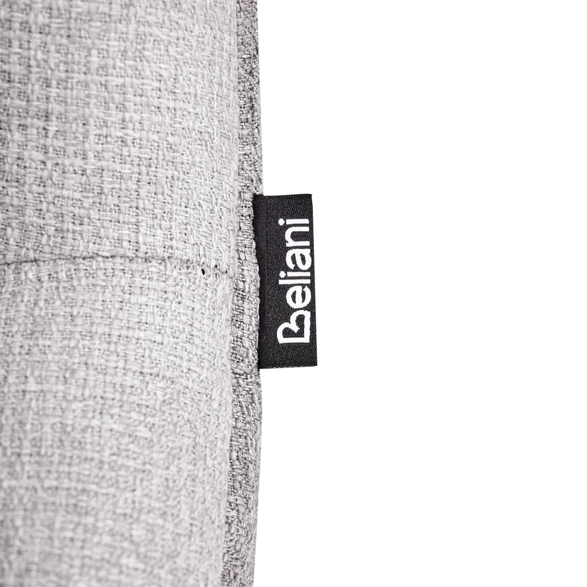 ESSZIMMERSTUHL 2er-Set Hellgrau Lorida - Hellgrau, Textil (46/81/55cm) - Beliani