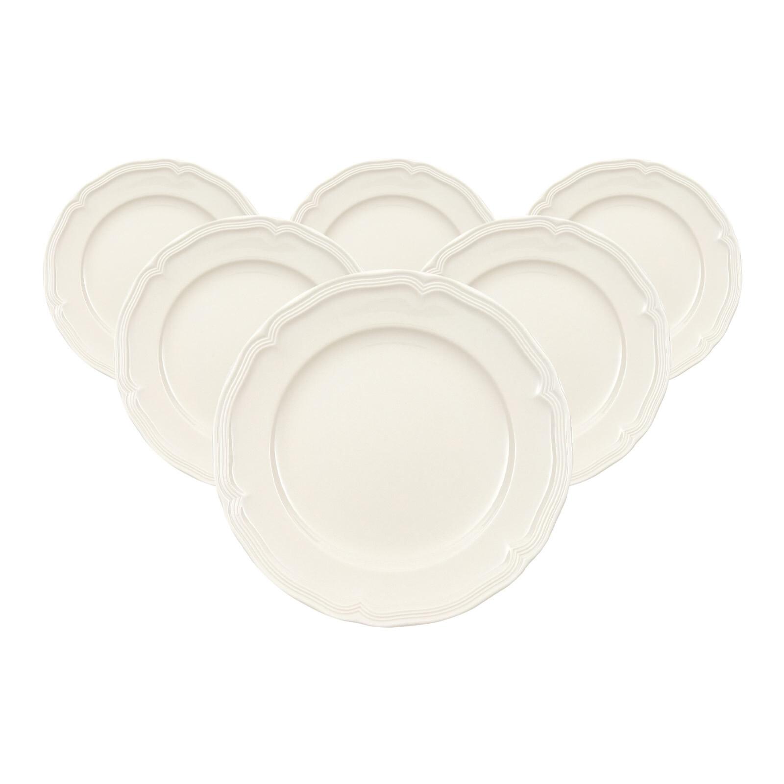 FRÜHSTÜCKSTELLER Manoir weiß ø 20,7 cm 6er Set - Weiß, Keramik (20.7cm) - Villeroy & Boch
