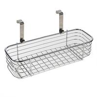 DRAHTKORB zum Aufhängen - 28/9,5/6,5 cm - Silberfarben, Metall (28/9.5/6.5cm) - Calicosy