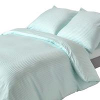 BETTWÄSCHE Damast Fadendichte 330 - Blau, Textil (150/200cm) - Homescapes