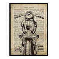 POSTER Van A4 Schwarzer Rahmen - Schwarz, Papier (29.7/5/21cm) - Nacnic