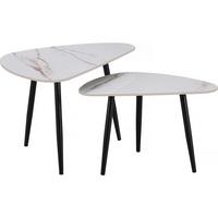 COUCHTISCH terra Weiß - Weiß, Keramik (49/79/56cm) - Habitat Garten